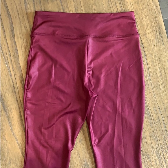 Wild Fable Ankle Length Burgundy Leggings - Picture 4 of 4